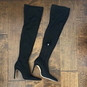 Elegant Black Over-the-Knee Boots
